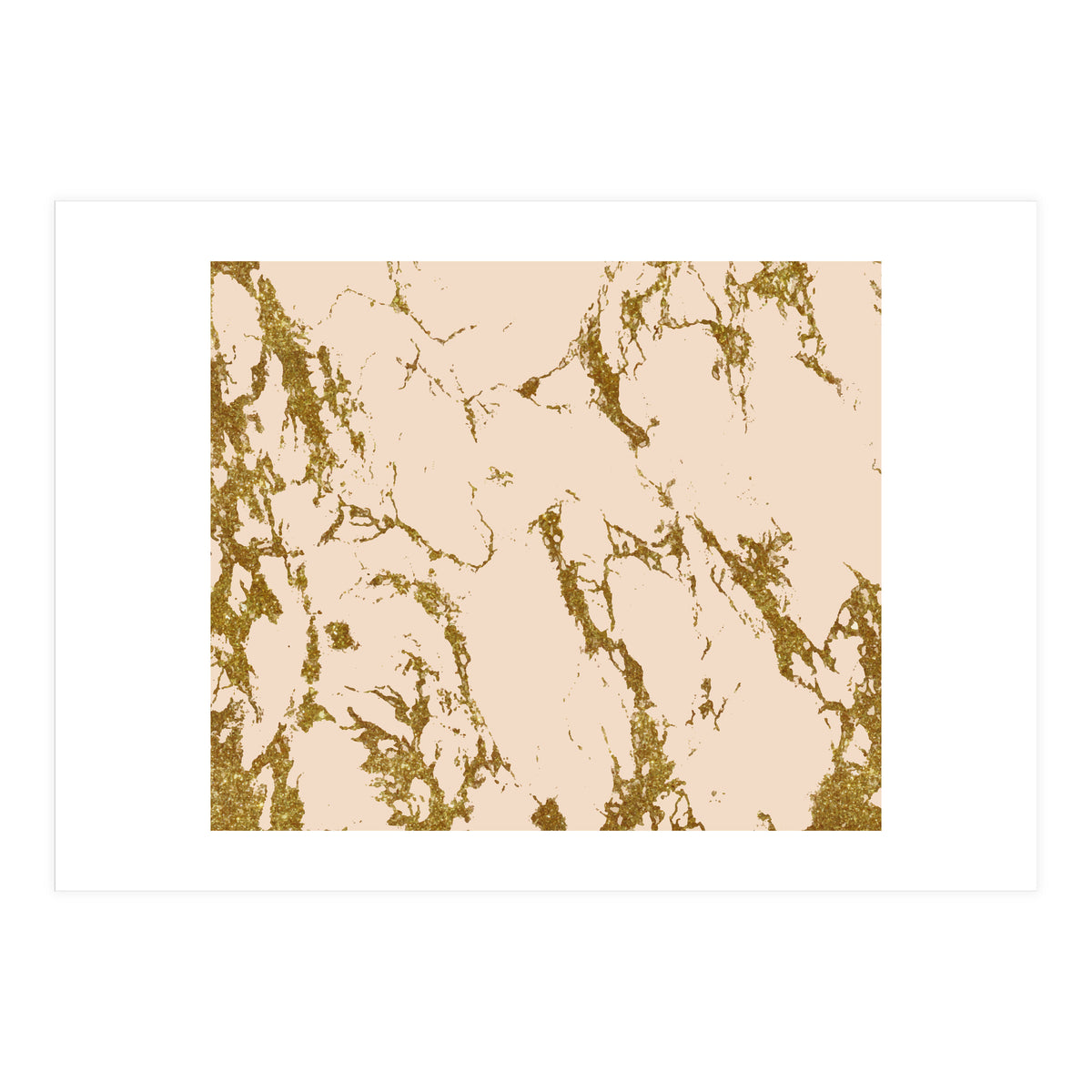 Blush & Gold Marble #society6 #decor #buyart (Print Only)