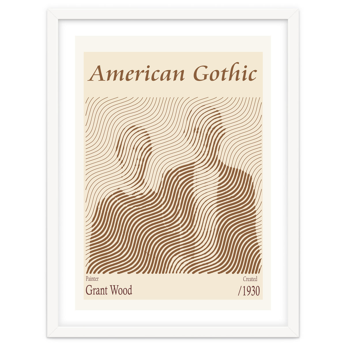 American Gothic – Grant Wood (1930)