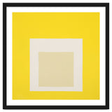 JOSEF ALBERS - HOMAGE TO THE SQUARE YELLOW WHITE thumbnail