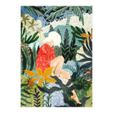 The Distracted Reader | Mindfulness Solo Travel | Bohemian Jungle Botanical Mood | Nature Book Lady (Print Only) thumbnail