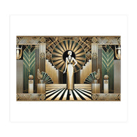 Golden Twenties Flair In Art Deco (Print Only)