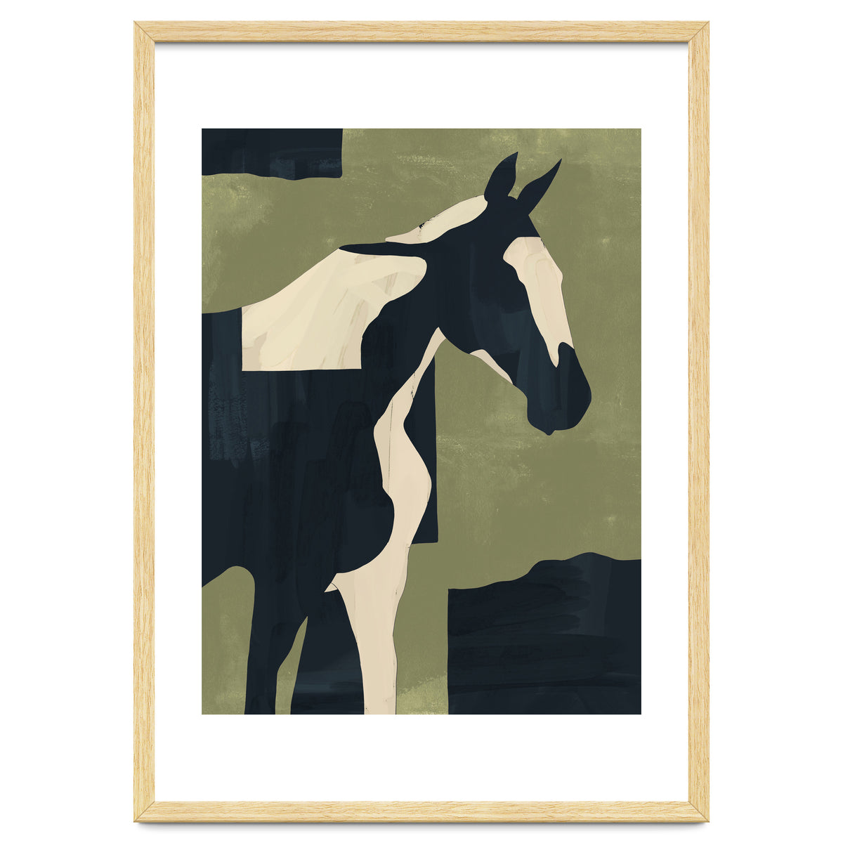 Abstract Minimal Horse 4