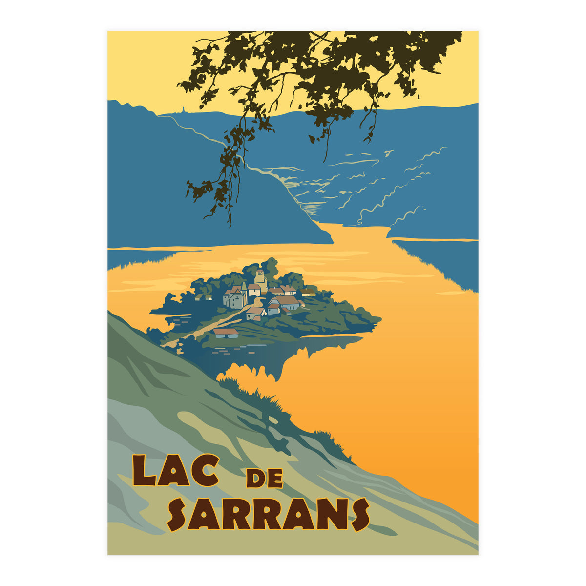 Lac De Sarrans (Print Only)