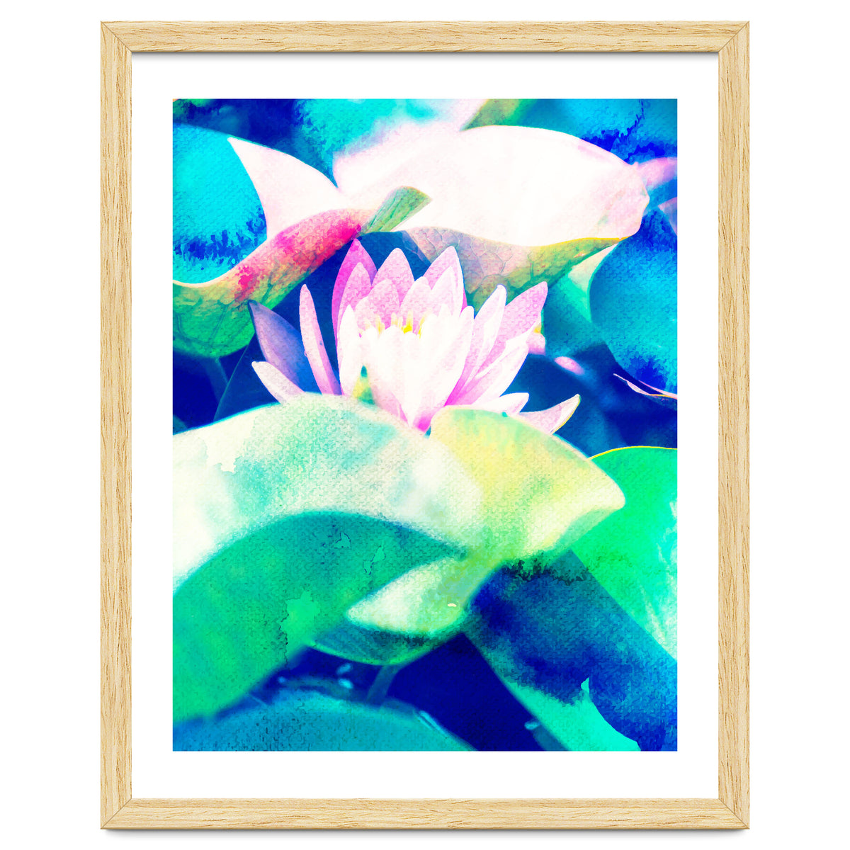 Watercolor Lotus