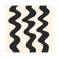 Squiggly Lines - monochrome (Print Only)