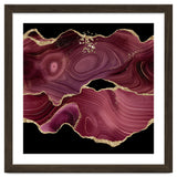 Burgundy & Gold Glitter Agate Texture 03 thumbnail