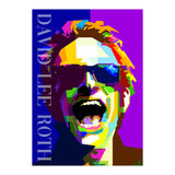 David Lee Roth Rock Singer Art WPAP (Print Only) thumbnail