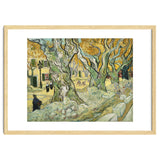 VINCENT VAN GOGH: The Road Menders. Date/Period: 1889. Painting. Oil on canvas. thumbnail