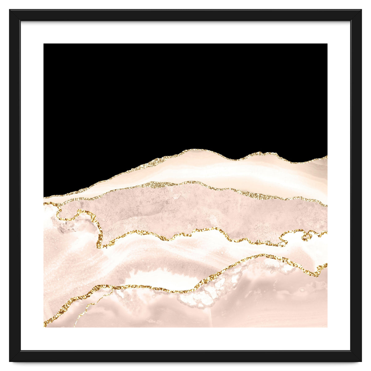 Ivory & Gold Agate Texture 03