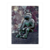 Sitting Sluggy (Lwuba 049 Meku Sitting Watercolor) (Print Only) thumbnail
