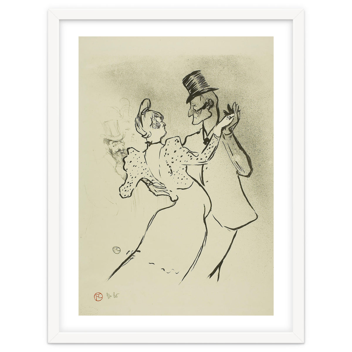 La Goulue. Henri de Toulouse-Lautrec; French, 1864-1901. Date: 1894. Dimensions: 308 × 254 mm (im...