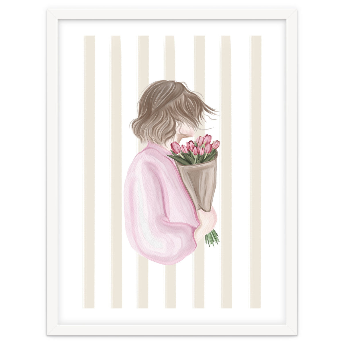 The Girl With The Tulips