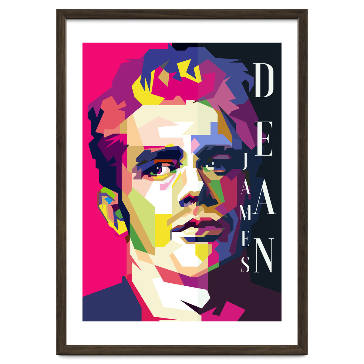 James Dean 60s Hollywood Movies Pop Art Wpap