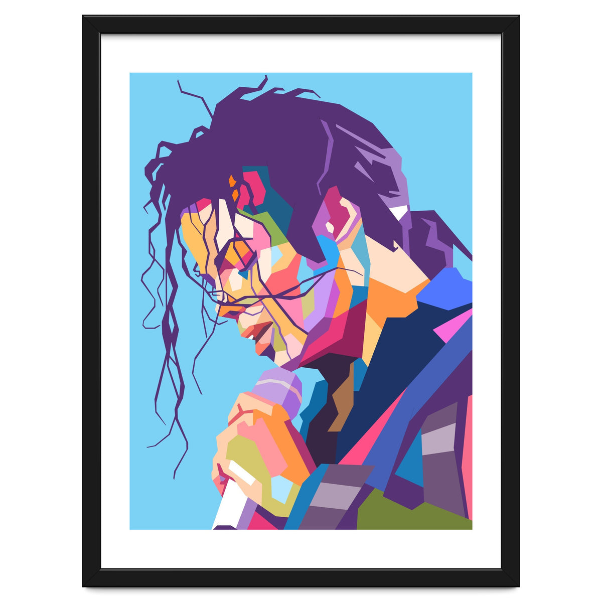 Michael Jackson pop art portrait