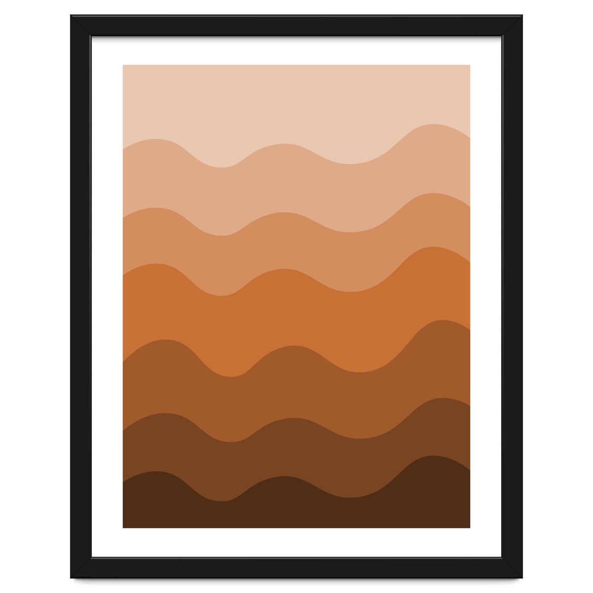Brown gradient design