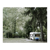 Travel trailer in the green garden (Print Only) thumbnail