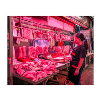 Meat Shop - Hong Kong (Print Only)