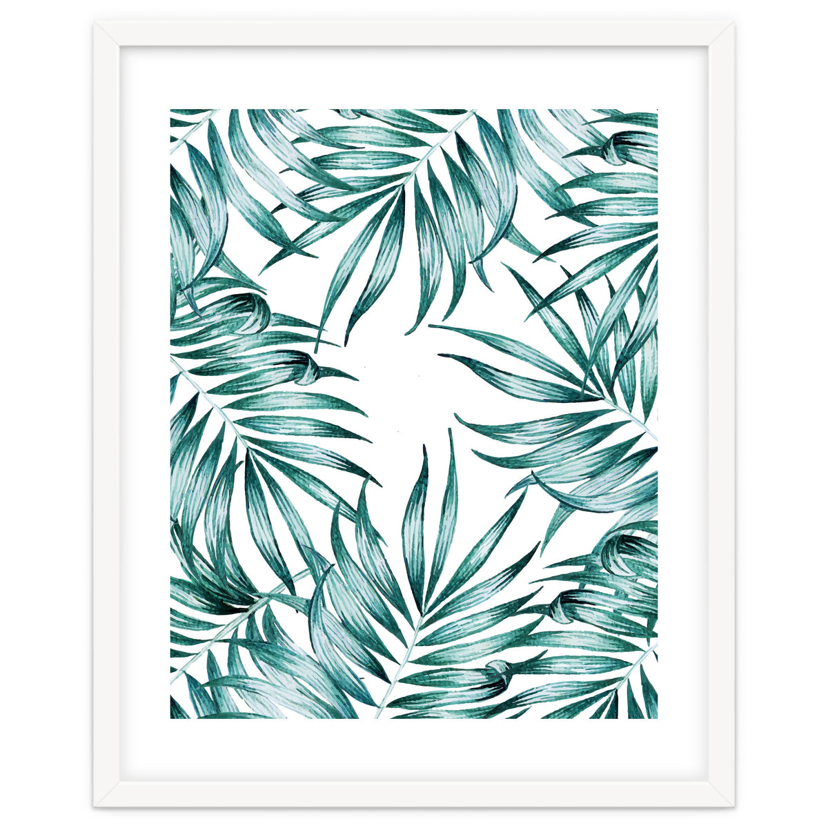 Island Life, Tropical Minimal Palm Vintage Illustration, Luxe Bohemian Botanical Nature Beachy