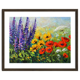Radiant Summer Wildflower Meadow Oil Painting thumbnail
