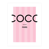 Paris Fashion Quote Art, Coco Chanel, Chic Decor (Print Only) thumbnail