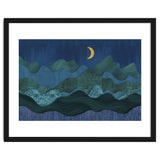 Abstract Landscape Moody Moonrise thumbnail