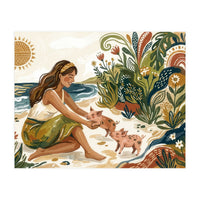 Playful Pigs Paradise (Print Only)