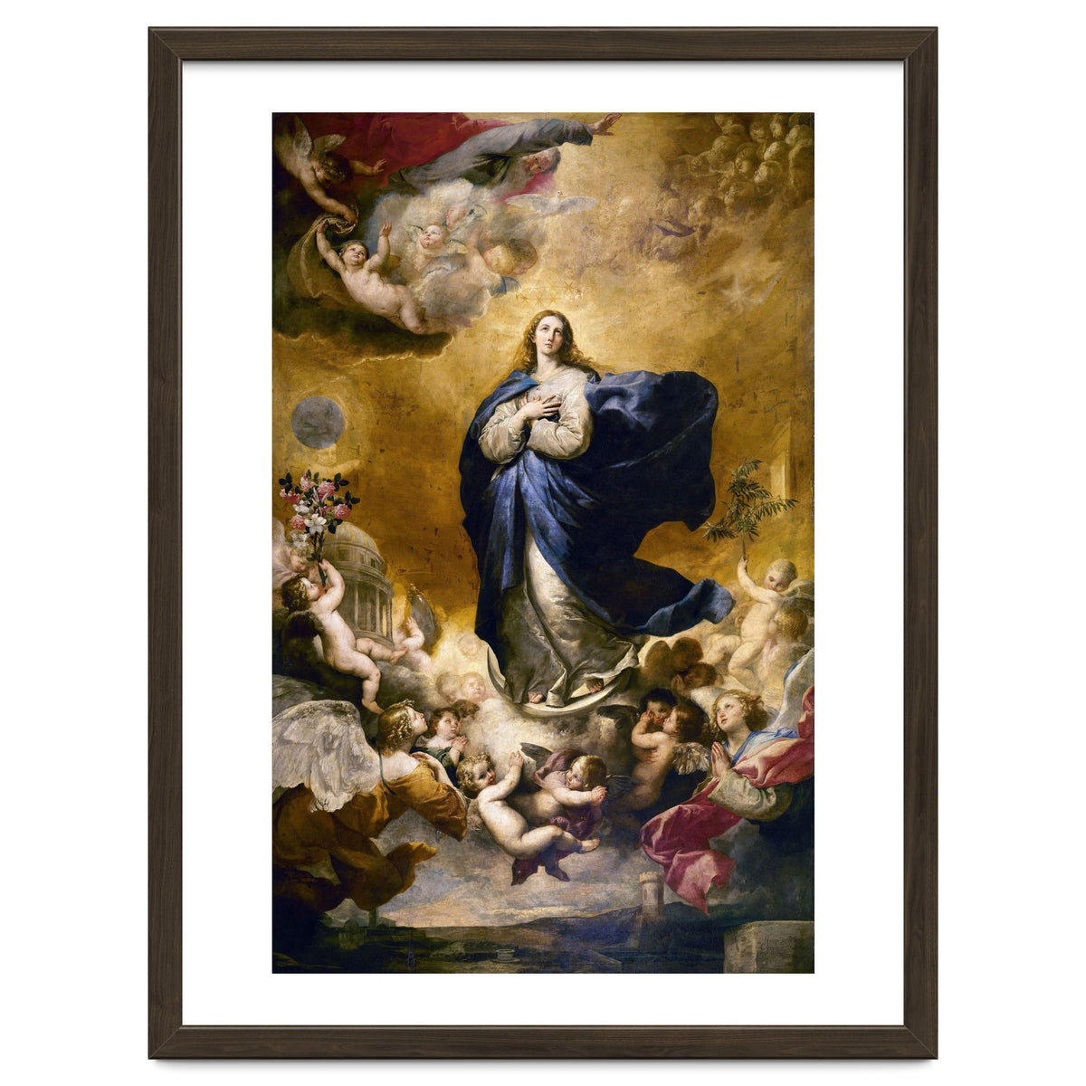 Immaculate Conception. Painted in Naples in 1635. Salamanca, Las Agostinas Church. JUSEPE DE RIBERA.