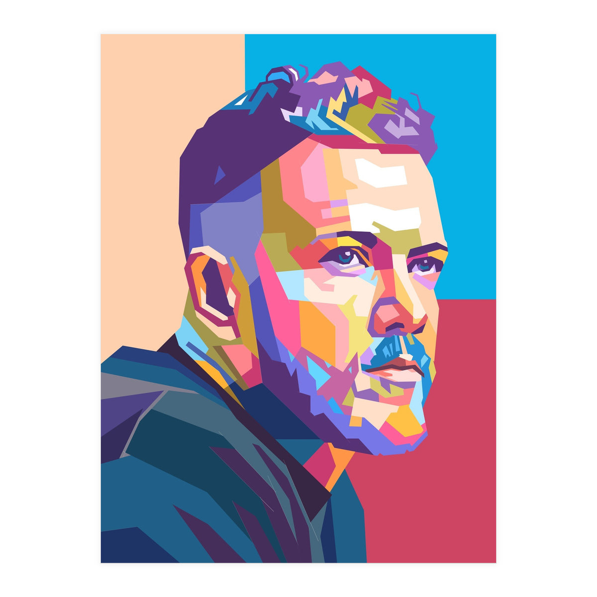 Dan Reynolds - Imagine Dragons pop art portrait (Print Only)