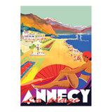 Beach at Annecy Lake, France (Print Only) thumbnail