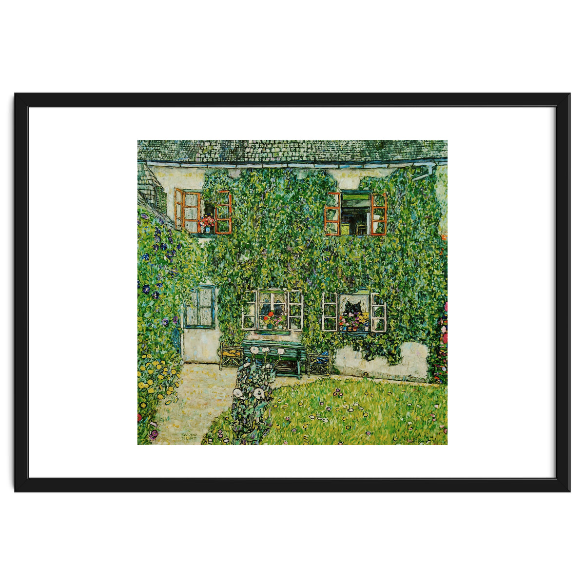 Forsthaus in Weissenbach am Attersee - Forestry house   in Weissenbach on Attersee-Lake,1912.