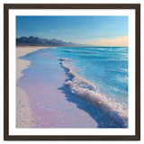 Sparkling Pastel Shoreline with Glittering Turquoise Waves thumbnail