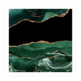 Emerald & Gold Agate Texture 01  (Print Only) thumbnail