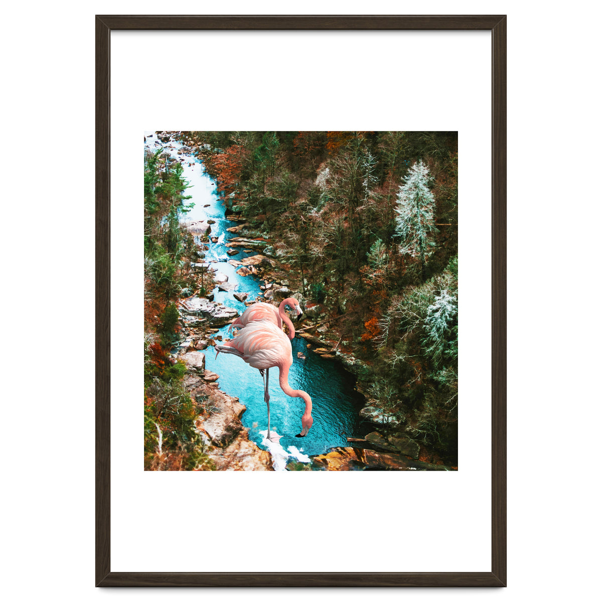 Flamingo Forest #society6 #decor #buyart