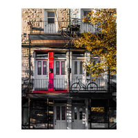 Montreal Bicycle Balcony No 1 Color Version (Print Only)