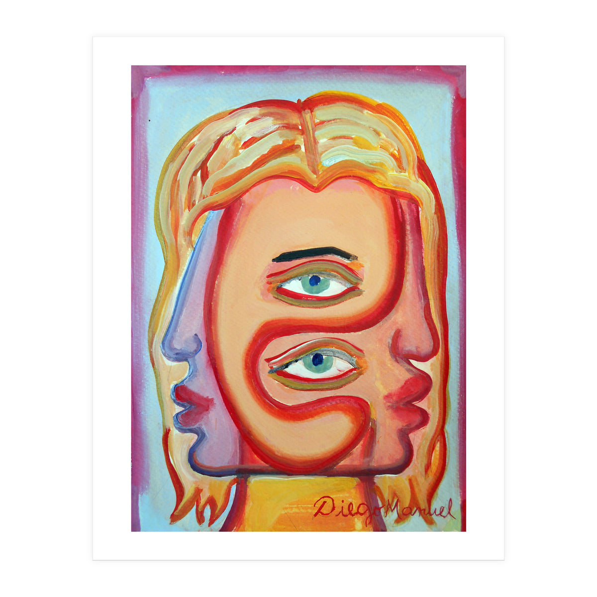 Cabeza De Mujer 10 (Print Only)