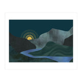Abstract Landscape Sunrise (Print Only) thumbnail