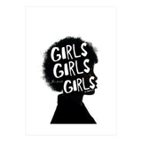 Girls Girls Girl Feminist women Empowerment  (Print Only) thumbnail