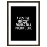 A positive mindset equals to a positive life thumbnail