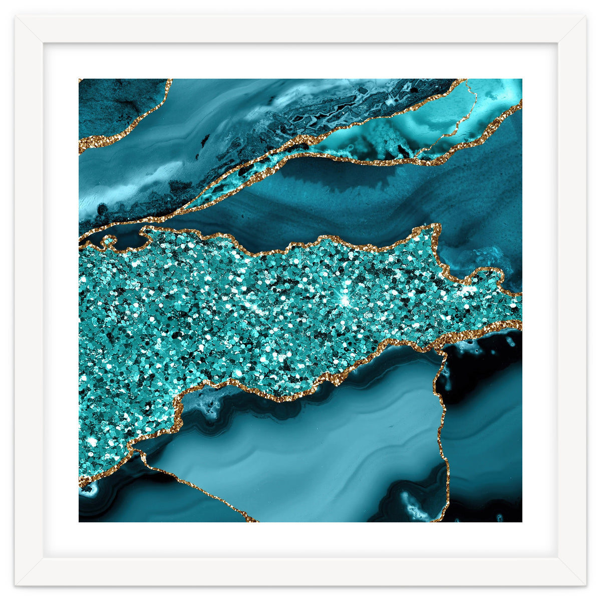 Agate Glitter Ocean Texture 09