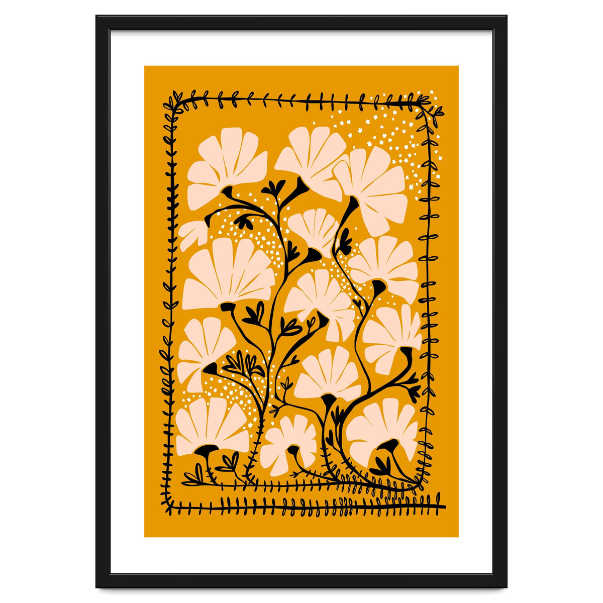 Ever blooming good vibes mustard yellow