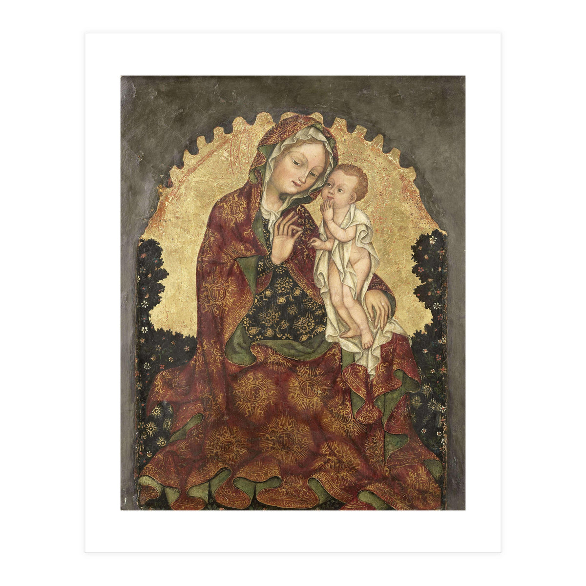 Madonna of Humility. Dating: 1429 - 1439. Measurements: h 53 cm × w 42 cm; d 13.5 cm. (Print Only)