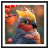 Close Up Portrait Of A Cockatiel Bird thumbnail