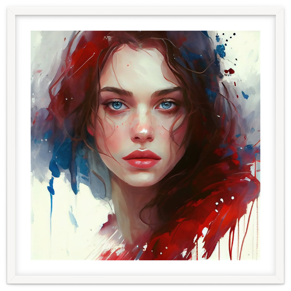 Modern Fairy Tale Blue Eyed Portrait
