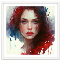Modern Fairy Tale Blue Eyed Portrait