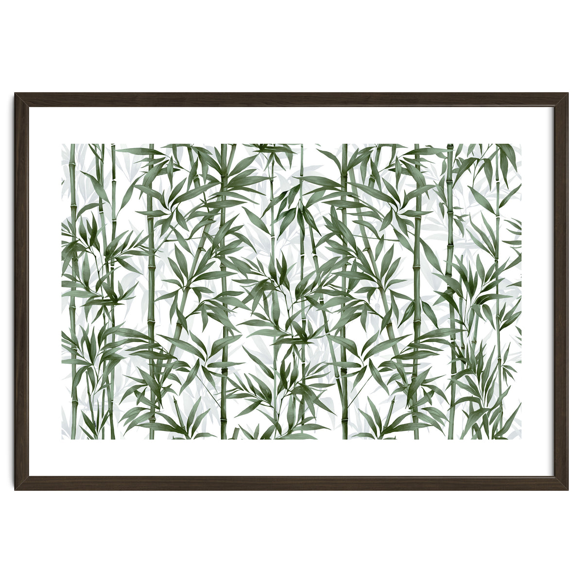 Bamboo Moody Green White