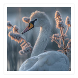 Swan Portrait Dew Drops Morning Light (Print Only) thumbnail