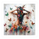 Floral Butterfly Reverie (Print Only) thumbnail