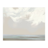 Abstract muted sea and clouds oil painting  (Print Only) thumbnail