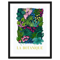 La Botanique, Botanical Garden, Colorful Jungle Print, Boho FLower Market