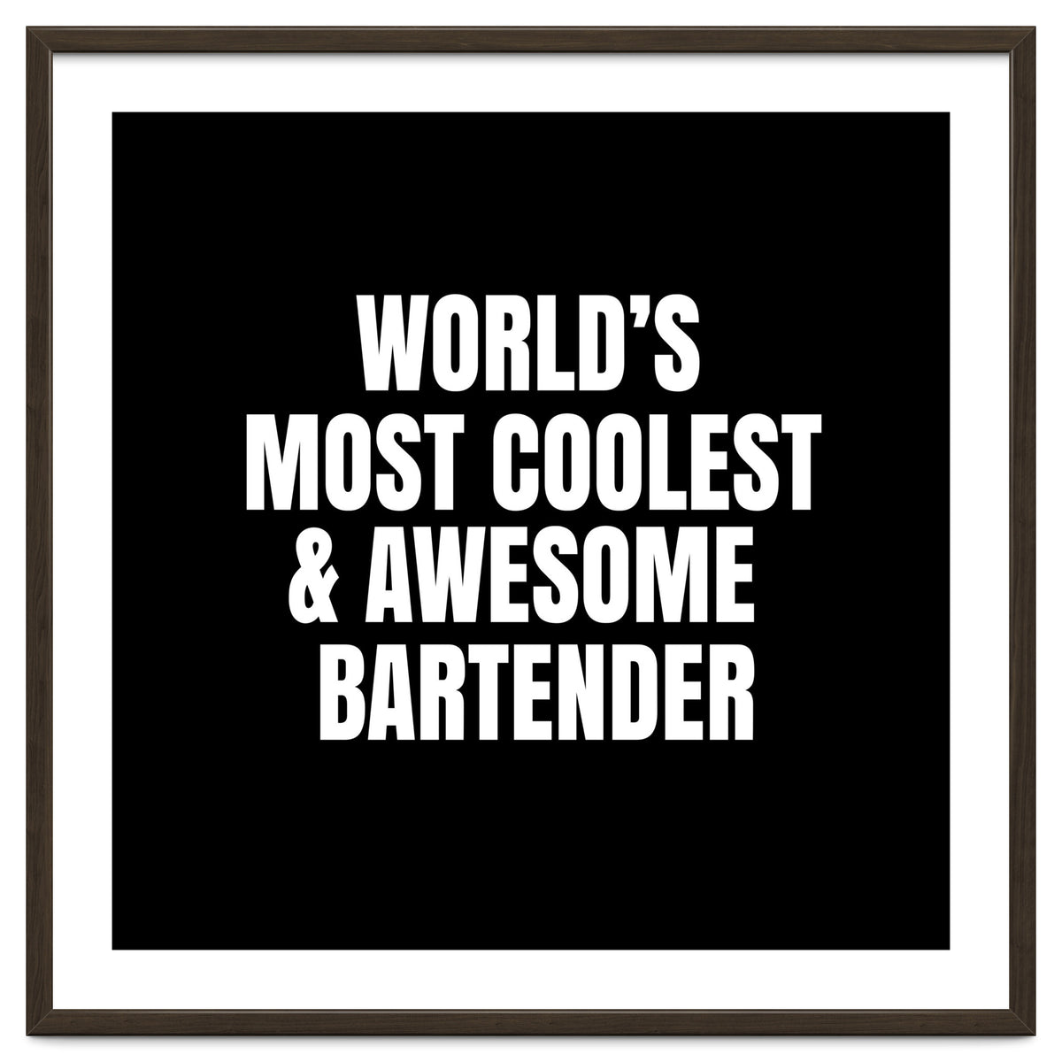 World's most coolest and awesome bartender